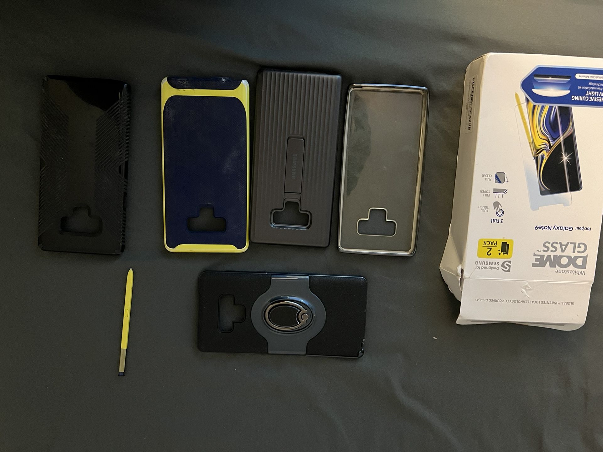 Samsung Galaxy Note 9 Original S pen, Cases & Screen Protector 