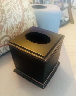 Brown Metal Tissue Cover