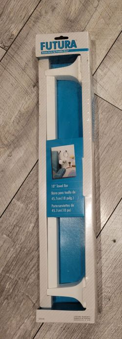 Futura 18" White Towel Bar