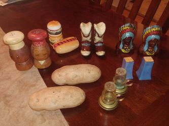 Collector salt and pepper shakers