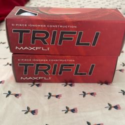 Two Brand New Three Packs Of Trifli Golf Balls 