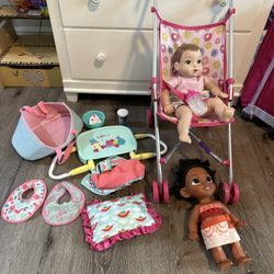 Baby Doll - Stroller - High Chair - Accessories
