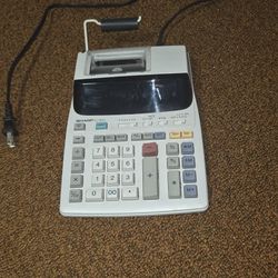 Sharp EL-1801V Ink Printing Calculator