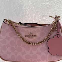 Coach Teri Shoulder Bag Pink