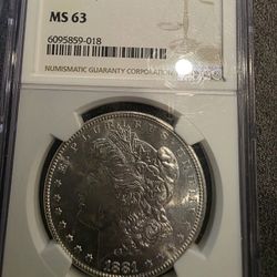 Silver Morgan MS63