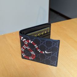Kingsnake print GG Supreme wallet