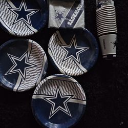 Dallas Cowboys Party Plates 