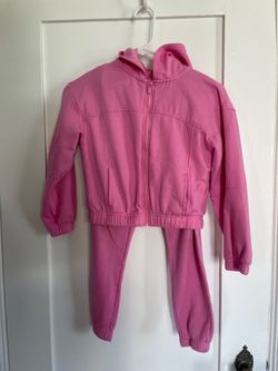Girls Soft 3 Piece Pink Tracksuit