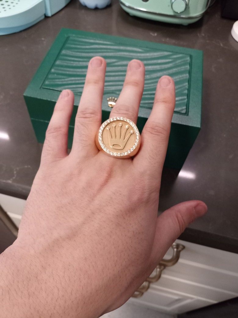 Rolex Ring 25 Grams Solid Gold 14k