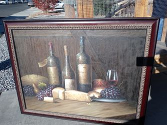 Paintings For Sale $75 For Small One .Size 20x24 $150 For Big One. Size 3ft 7in Widex 4ft7in.height