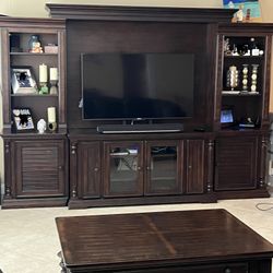 Furniture , Wall Unit, Leather Sofa Bed