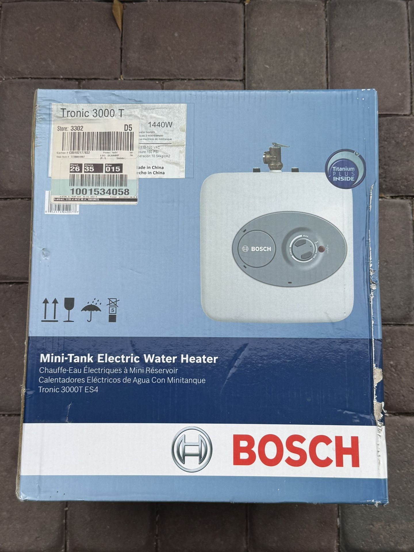 Bosch Electric Water Heater 