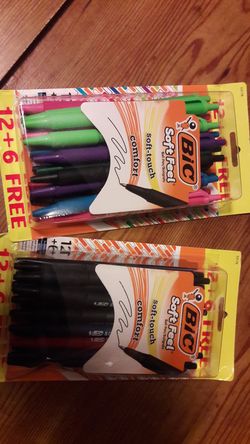 BIC Soft FEEL Pens $4 Pkg.