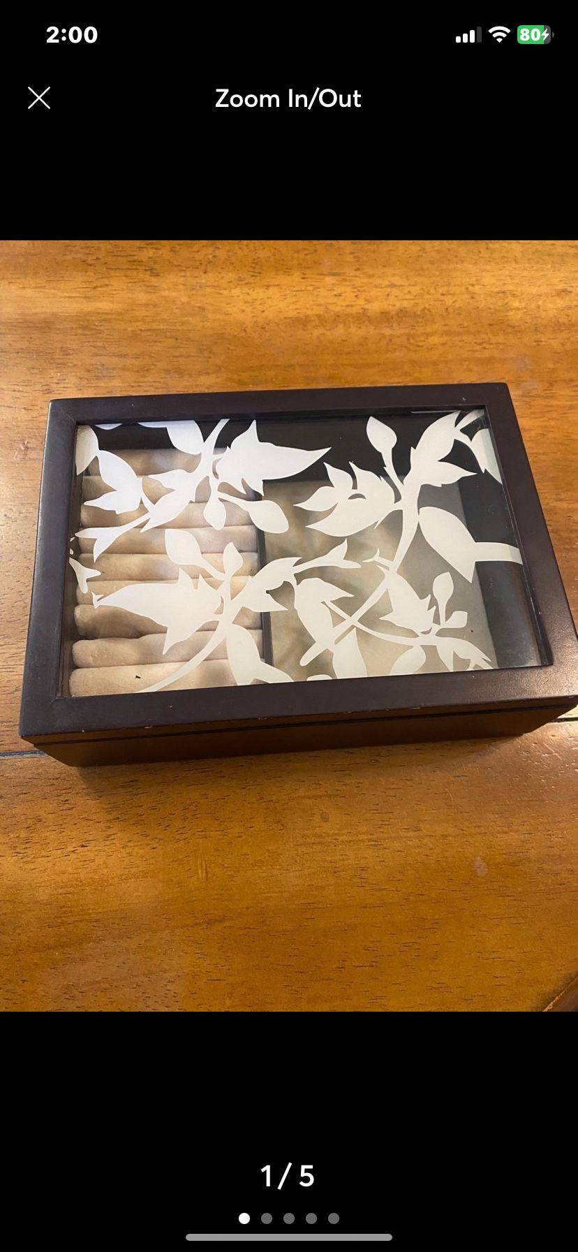 Wooden Jewelry Box
