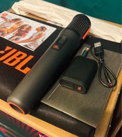 JBL Wireless Microphone & Adapter Receiver w/ Dual Channel Connection (Partybox Original)