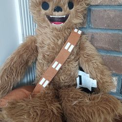 Chewbacca Star Wars Plush Toy Stuffed Animal 22 Inches Felt Pouch Tags