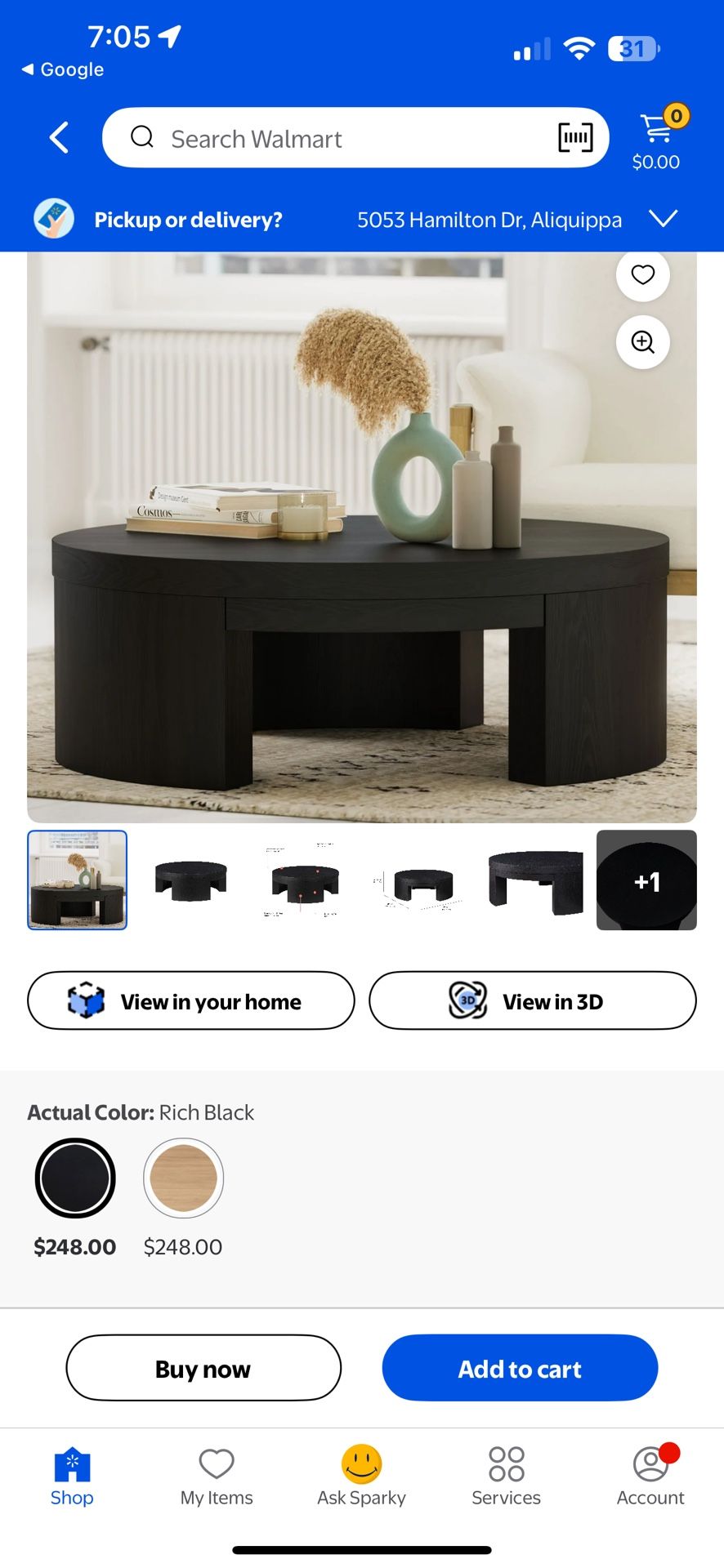 Coffee table