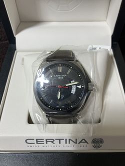 Swiss Watch Certina DS Royal Black Men’s Watch