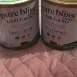 Pure bliss Irish farms- similac infant formula