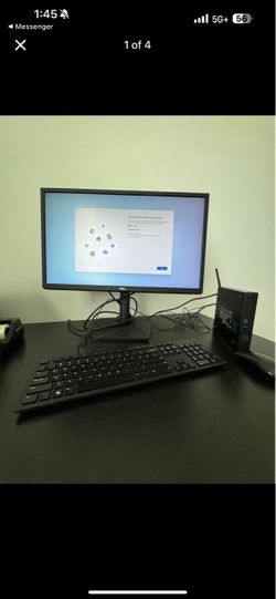 Dell OptiPlex 3090 Desktop Bundle i5 8GB RAM Windows 11 Pro Monitor Scanner Shredder Phone Keyboard