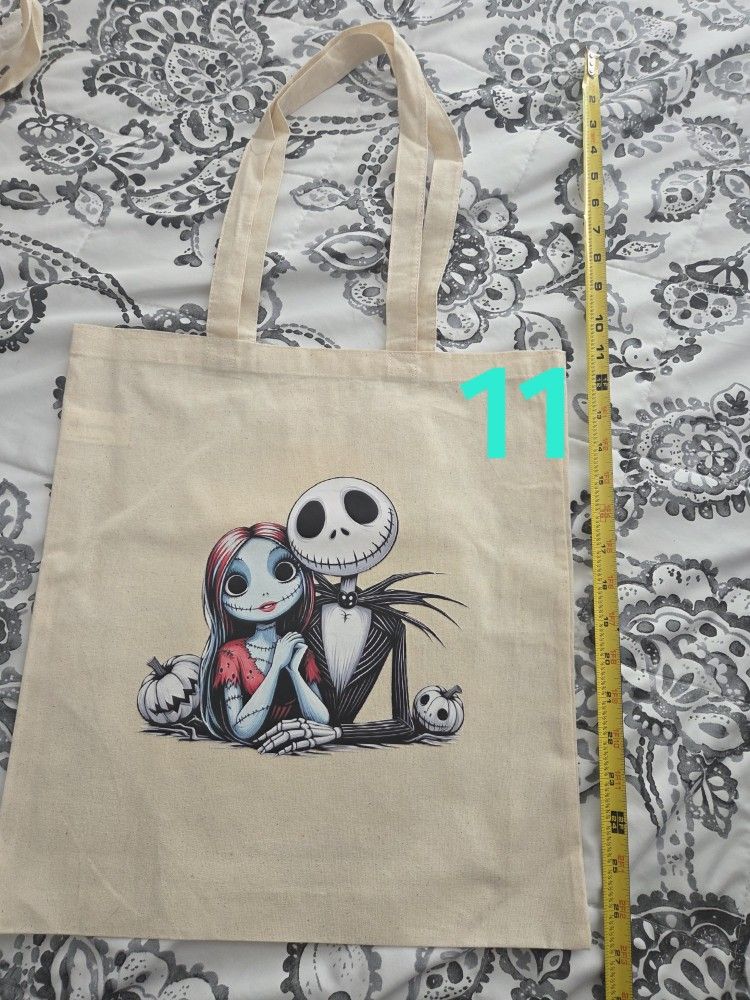 Tote Bags, Nightmare Before Xmas, Halloween Kitty, Mickey