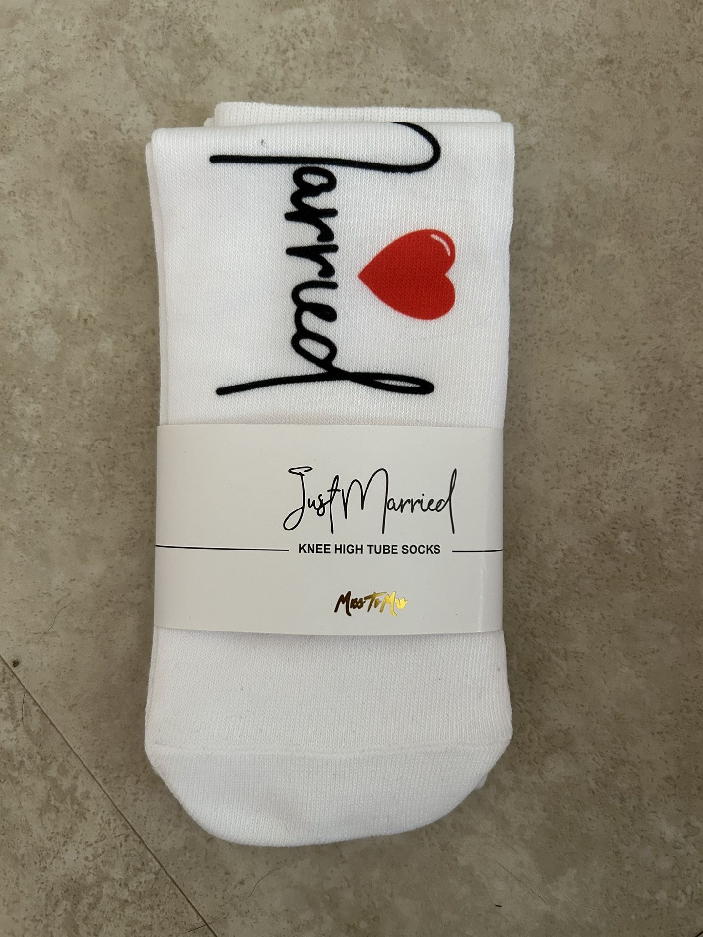 Just married socks