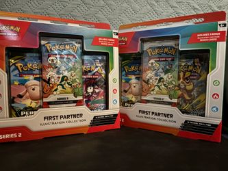 Pokémon First Partner Illustration Collection Series 2 Sealed (Lot of 2)