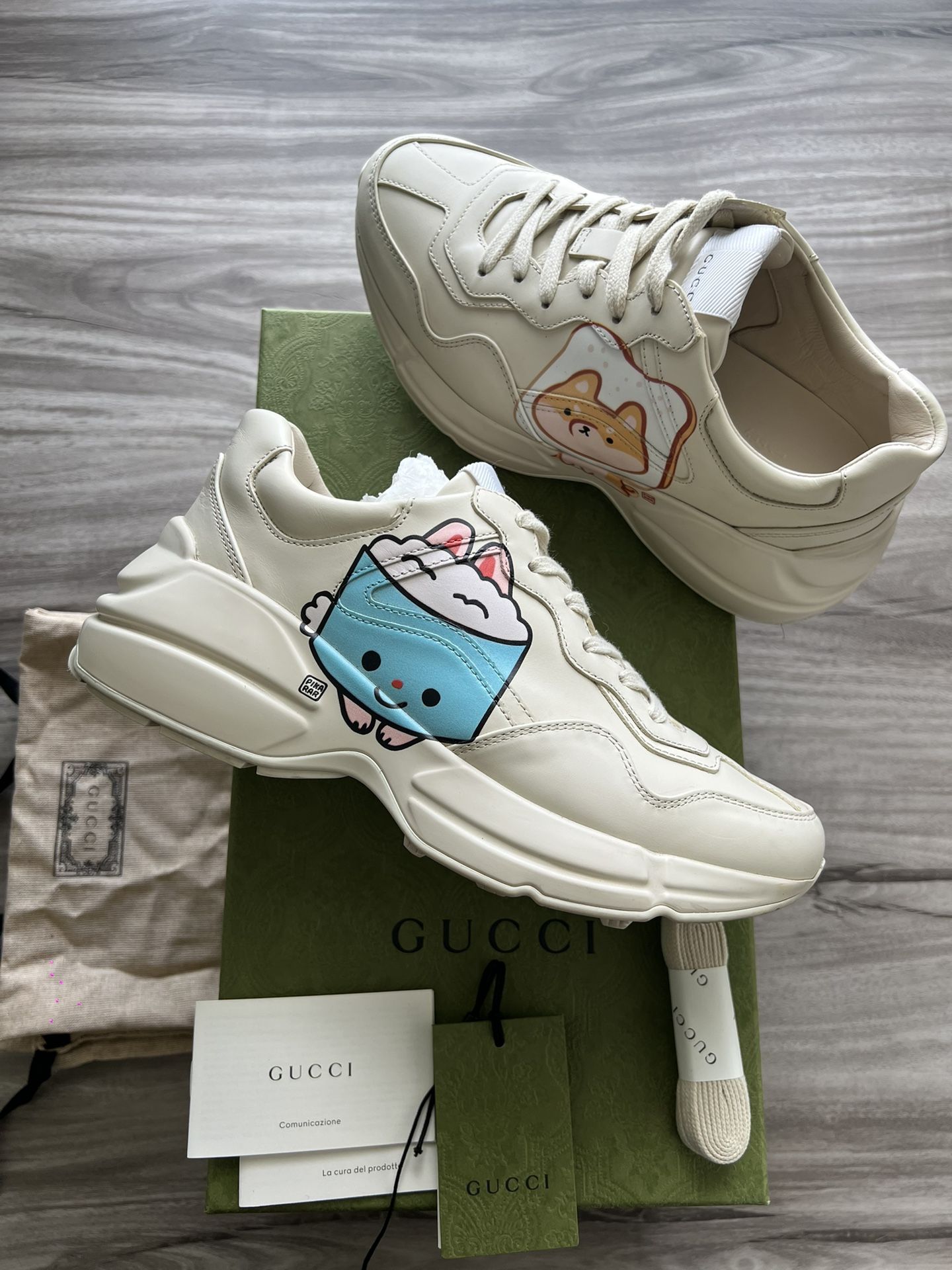 Gucci Apollo Rhyton Pikarar Sneaker Size 7.5 (EU 37.5) Womens