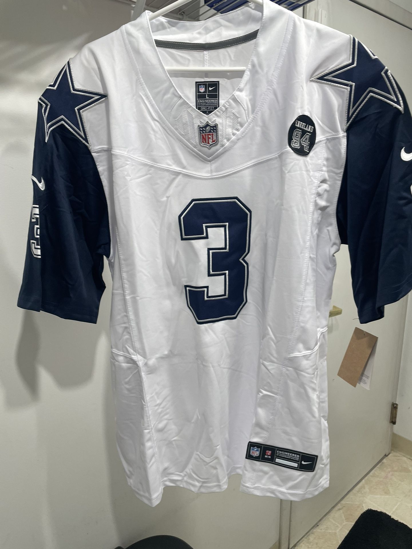 Dallas Cowboys Pickens stitched jersey message for size Availability