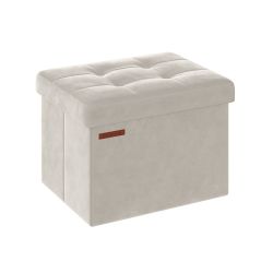 Cream ottoman