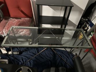 Glass Walk Way Table 