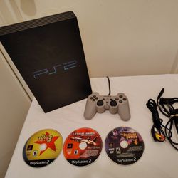 Fat PS2 With Games And Accessories 