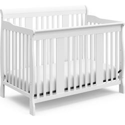 STORKCRAFT Tuscany 4-in-1 Convertible Crib, toddler bed, white
