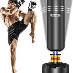 Boxing Bag, Kickboxing Gloves And More. 