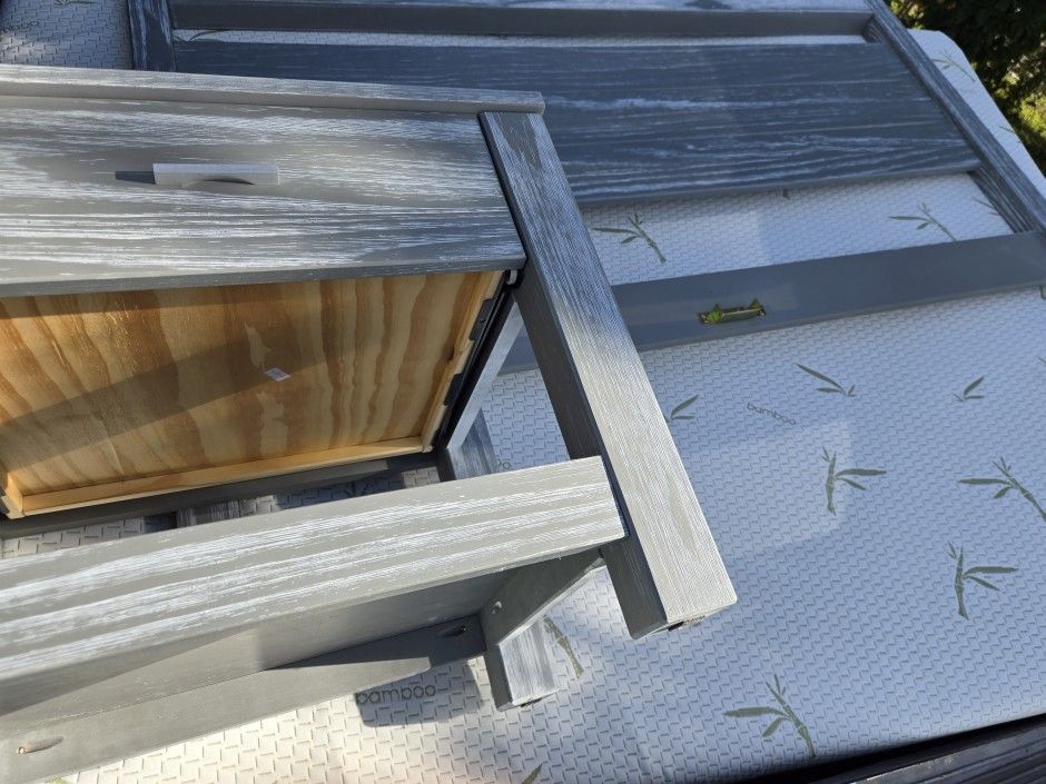 Full Size Bed, Headboard, Frame, with NightStand.