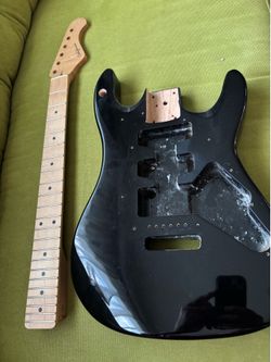 Guitar body and neck project