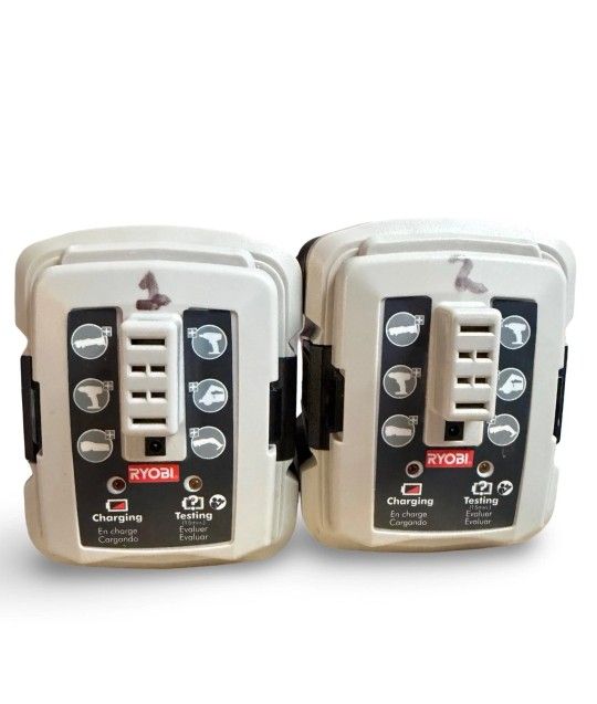 Lot of 2 RYOBI 12V Batteries Genuine 1.5AH Ni-Cd Model CB120N