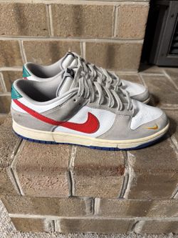 Nike Dunk Low SE Light Iron Ore Men's US 12 DV3497-001 Red Swoosh