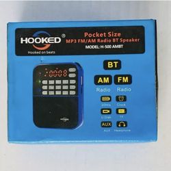 Bluetooth H-500 Multifunction LCD Display Portable AM/FM Radio
