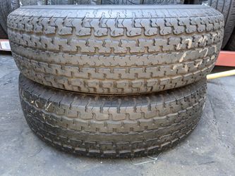 ST235/80R16 Pair Used GOOD CONDITION (trailer only)