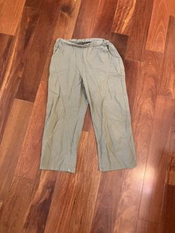 Olive Green Pants With Pockets