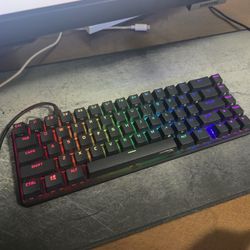 Hyper X - Alloy Origen 65% Compact Wires Mechanical Keyboard With Rgb Lighting (Black)