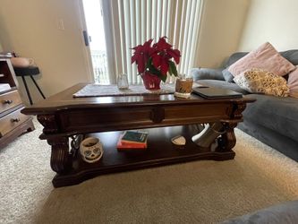 3pc WOOD TABLE SET FOR SALE !