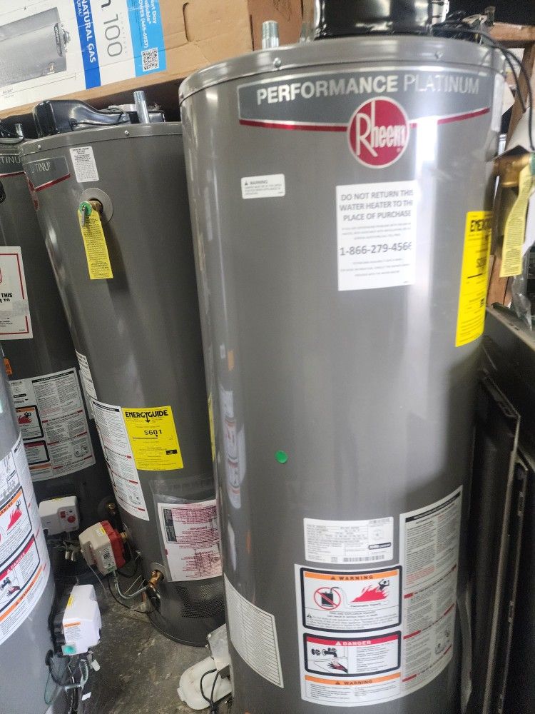 New Water Heater Rheem Performance Platinum π