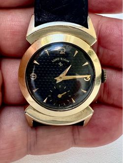 ⏱️ Vintage 1950’s Unisex Lord Elgin Manual Wind Dress Wristwatch