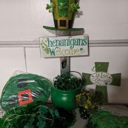 St Patrick's Day Decorations Lot