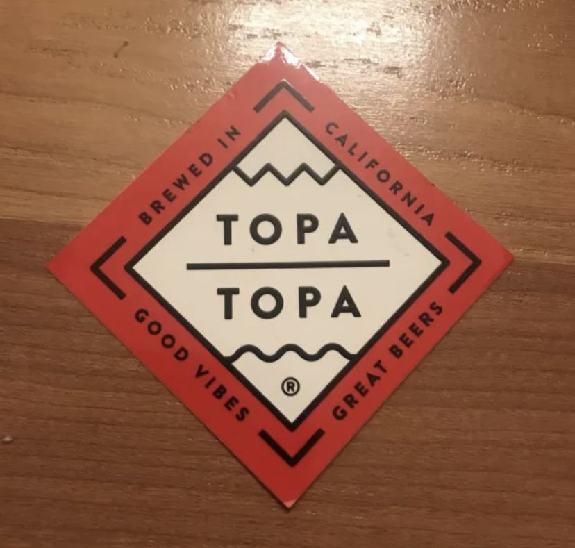 Topa Topa Ventura Craft Beer Sticker
