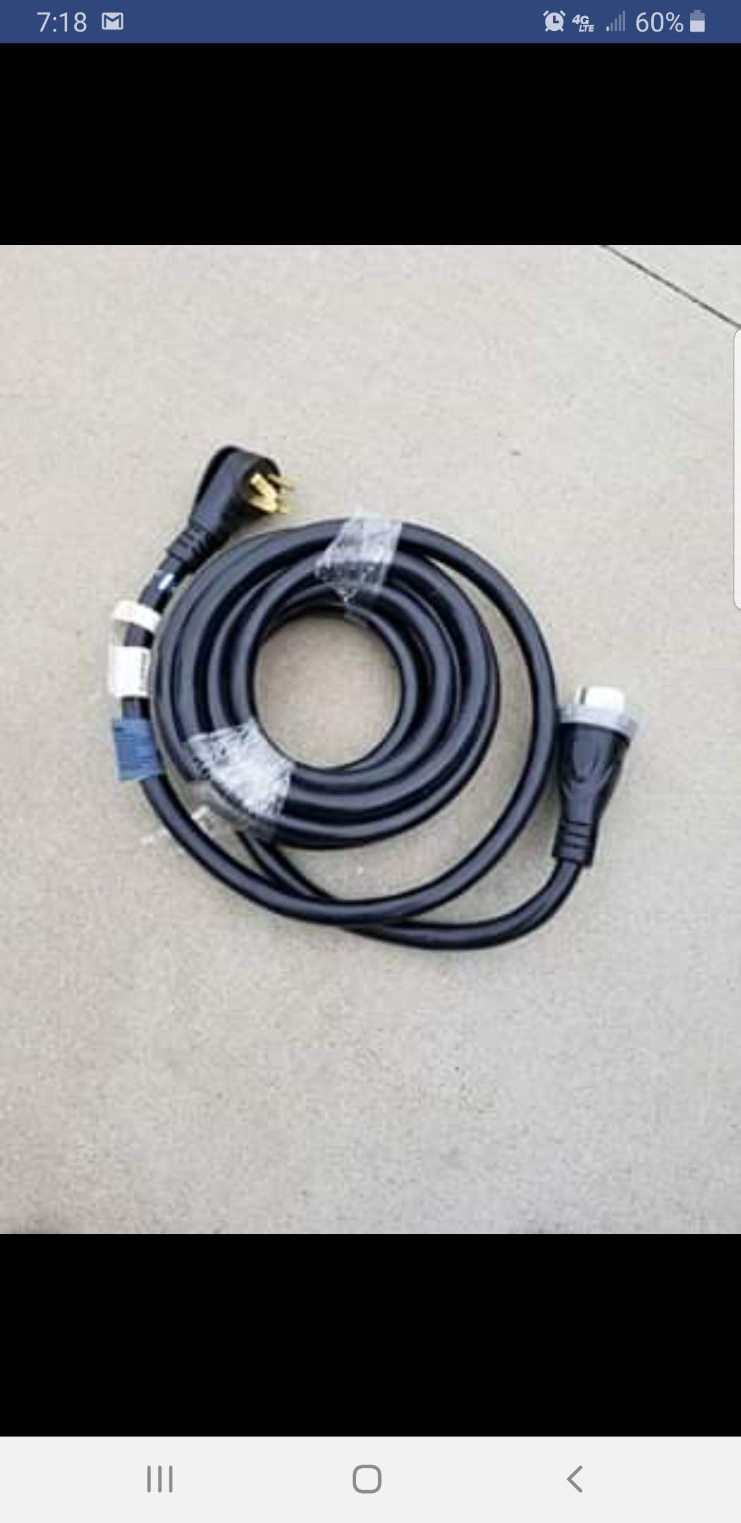 Photo 30 ft 50 amp RV cord