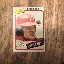 Topps Pete Rose 1980 #540