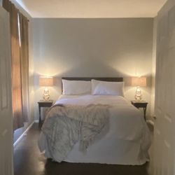 Set Of Two 2 Nightstand End Tables Accent Table